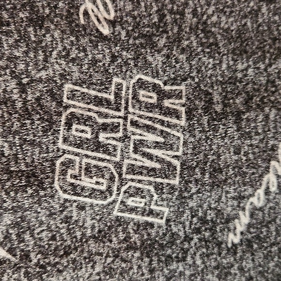 Victorias Secret Pink Womens Sleep Shirt GRL PWR Long Sleeve Cozy Black Small - Picture 8 of 16